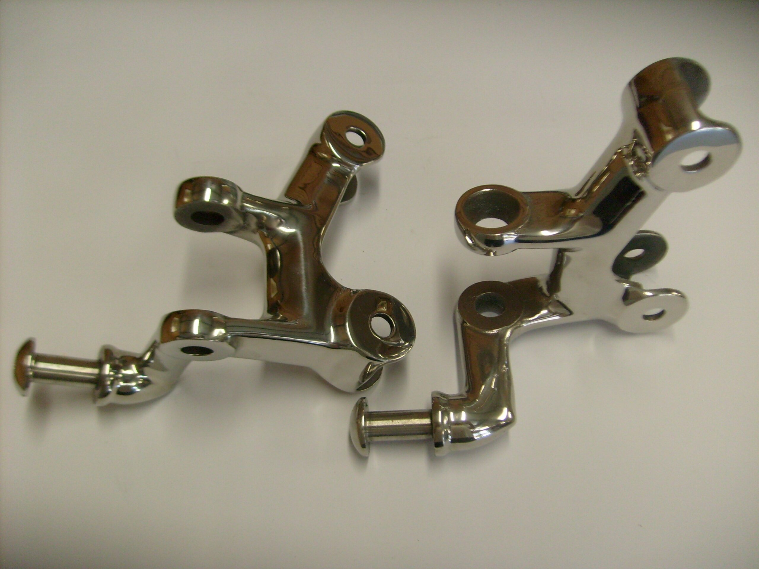 BAT WINGS WITH SHOCK MOUNT STAINLESS STEEL