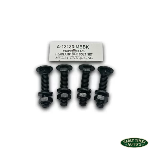 HEAD LIGHT BAR BOLTS 1928-31 BLACK