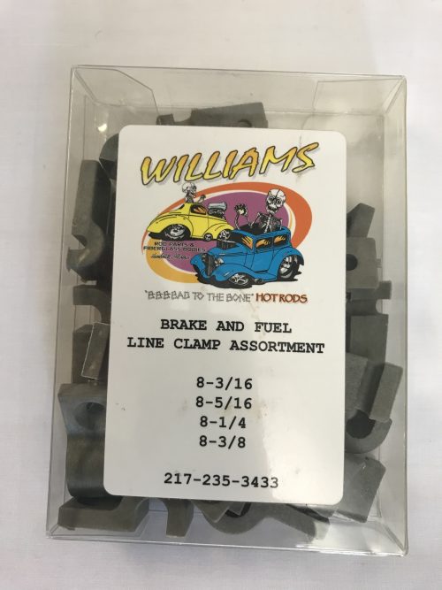 BRAKE AND FUEL LINE CLAMPS ASSORTED