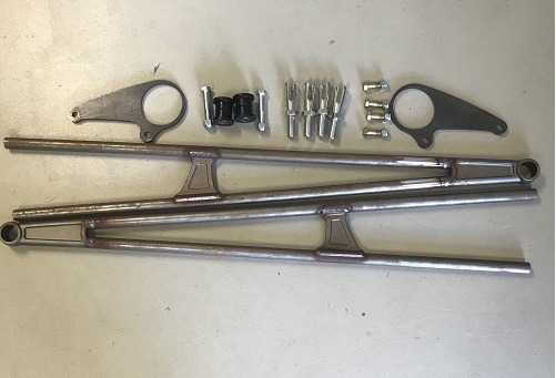 REAR LADDER BAR KIT V8 STEEL