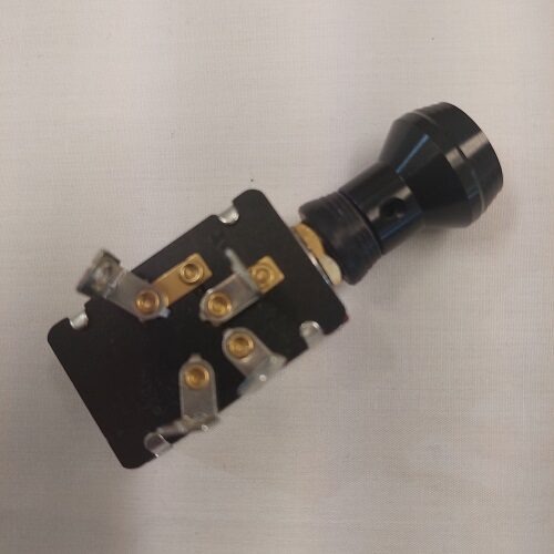 HEADLIGHT SWITCH 2 POSITION ART DECO BLACK