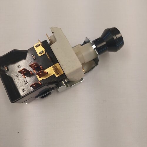 HEADLIGHT SWITCH 3 POSITION WITH DIMMER ART DECO BLACK