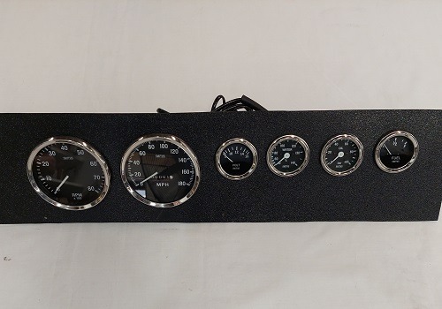 SMITHS GAUGES BLACK SET OF 6
