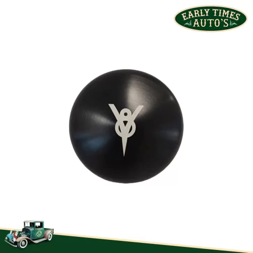 GENNIE SHIFTER KNOB V8 ENGRAVED BLACK