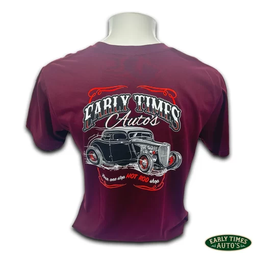 1934 T SHIRT (BURGANDY)