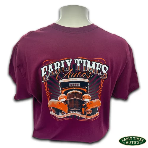 1932 PICKUP T SHIRT (BURGANDY)