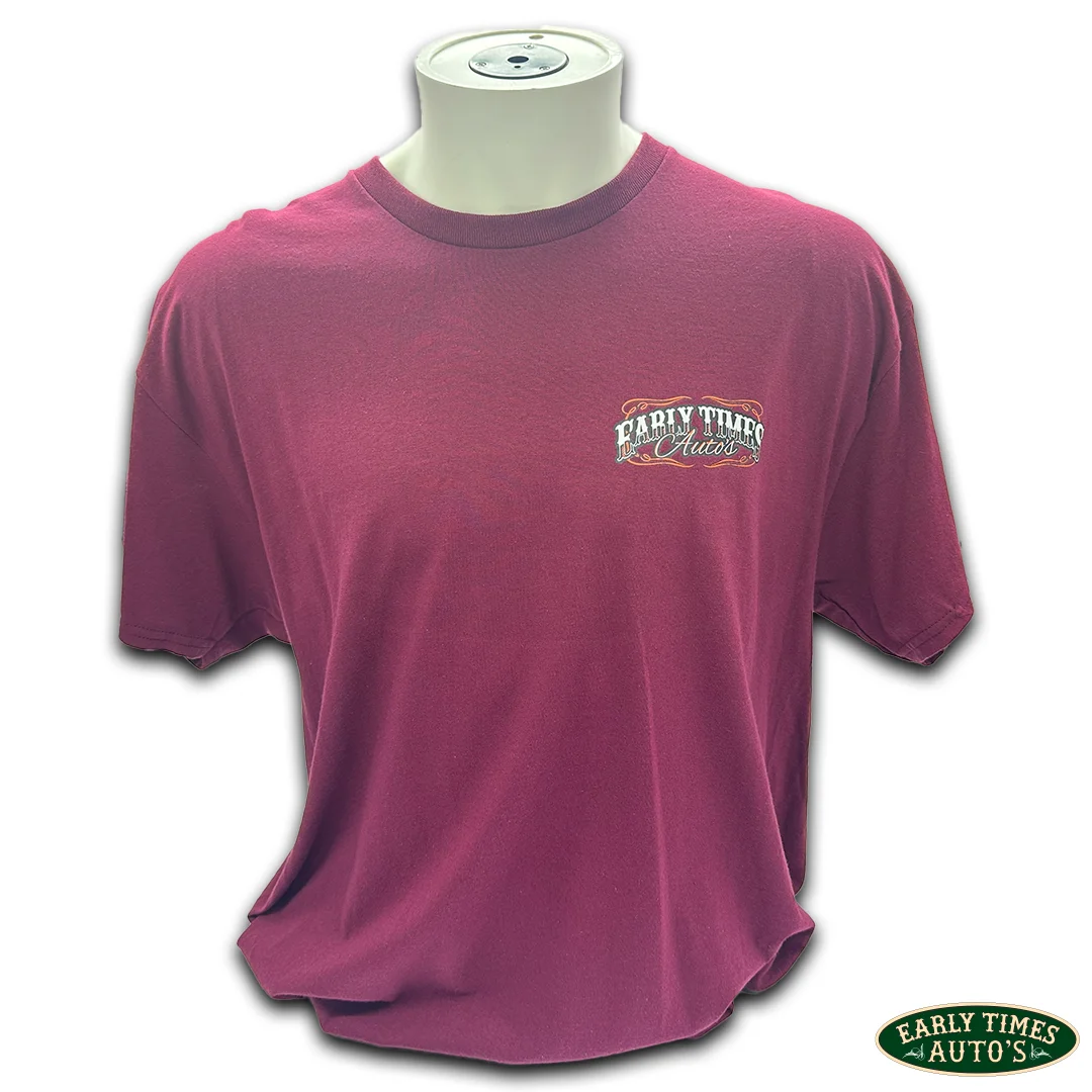 1932 PICKUP T SHIRT (BURGANDY)